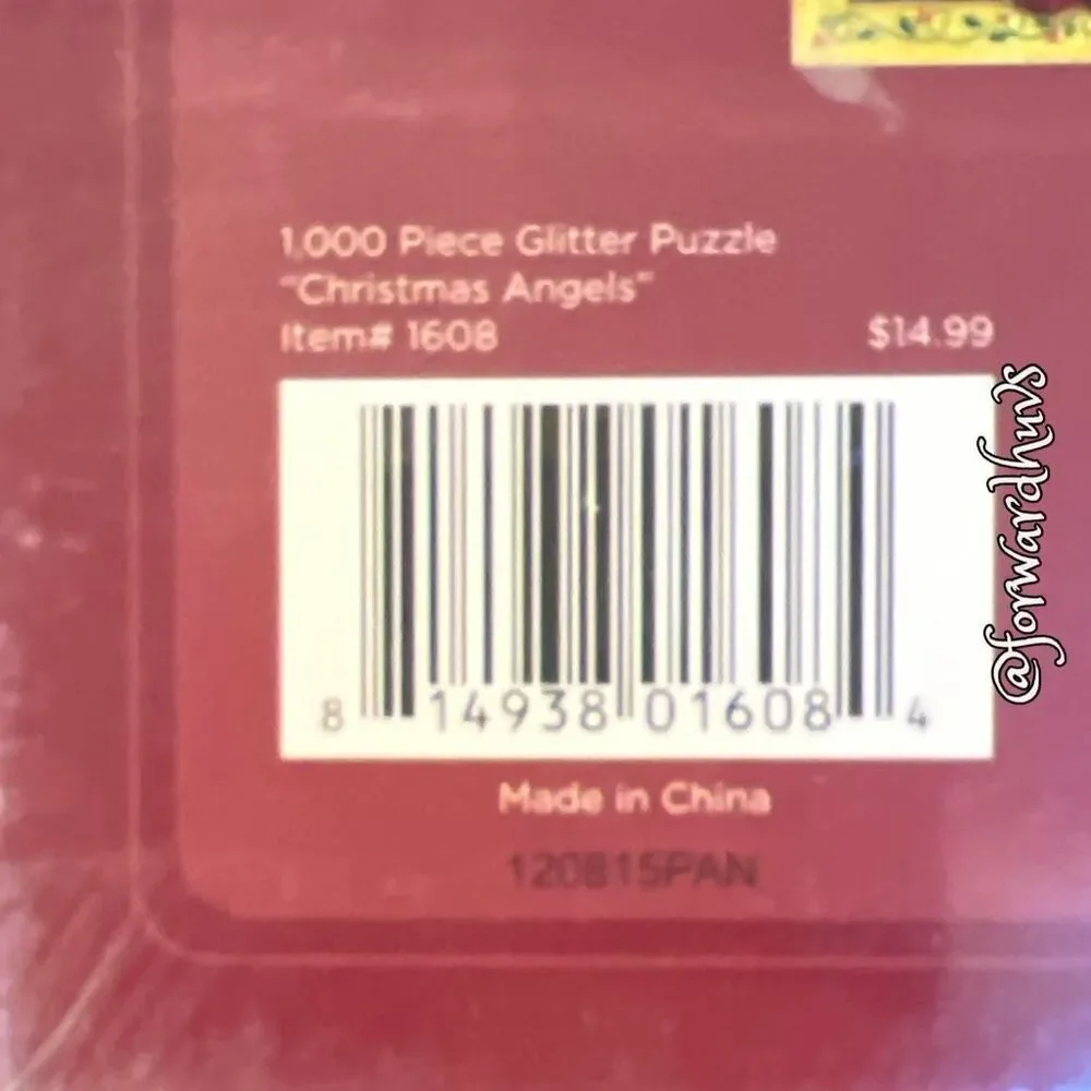 Christmas Angels Glitter Jigsaw Puzzle – 1000 Pieces